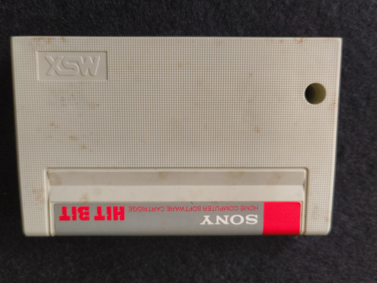 STAR BLAZER SONY HIT BIT MSX Game Cartridge and Box set, Working Japan-h0420-