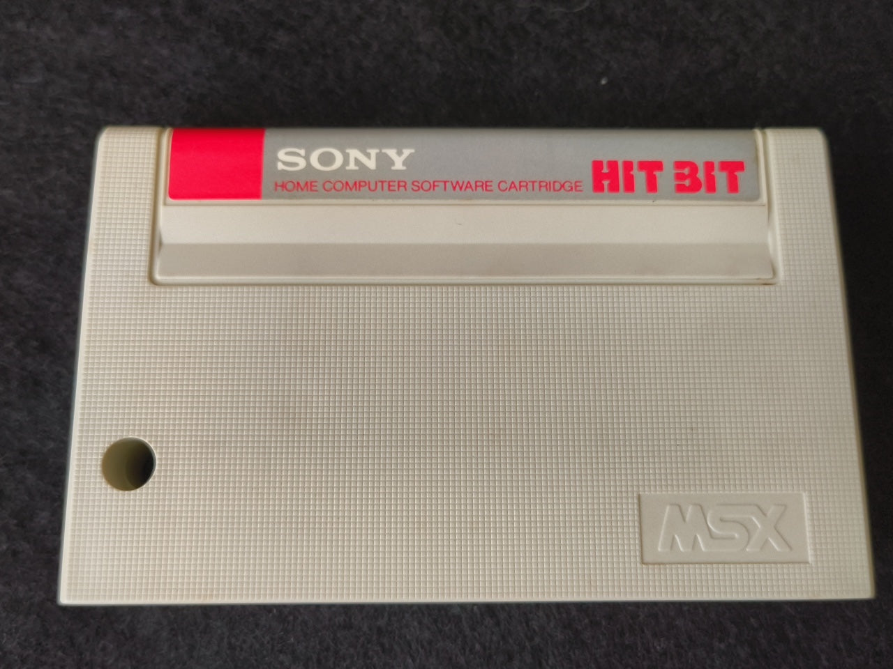 Alpha squadron SONY HIT BIT MSX Game Cartridge and Box set, Working Japan-h0420-