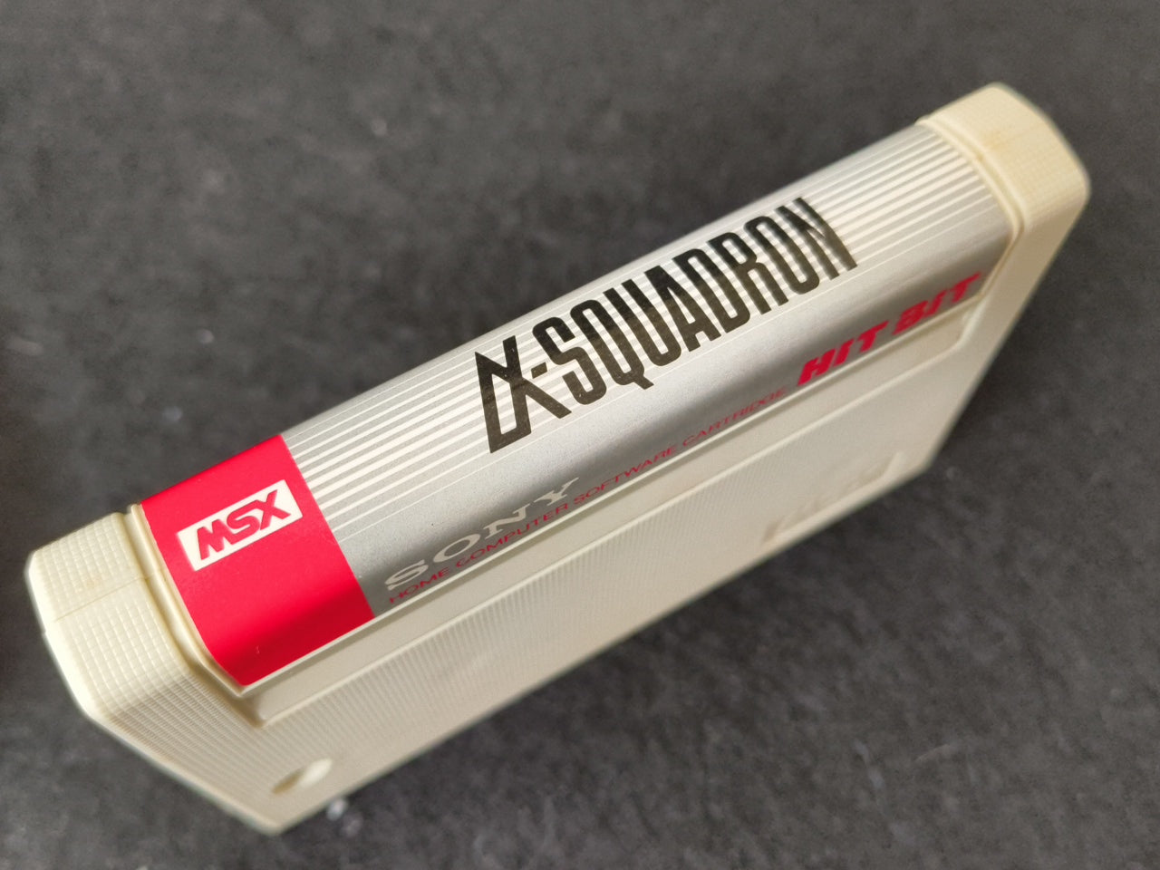 Alpha squadron SONY HIT BIT MSX Game Cartridge and Box set, Working Japan-h0420-