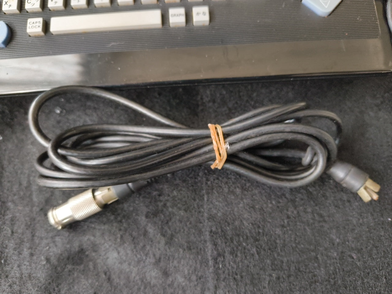 Defective CASIO MSX MX-10 Personal Computer, PSU and RF cable set, Japan-h0420-