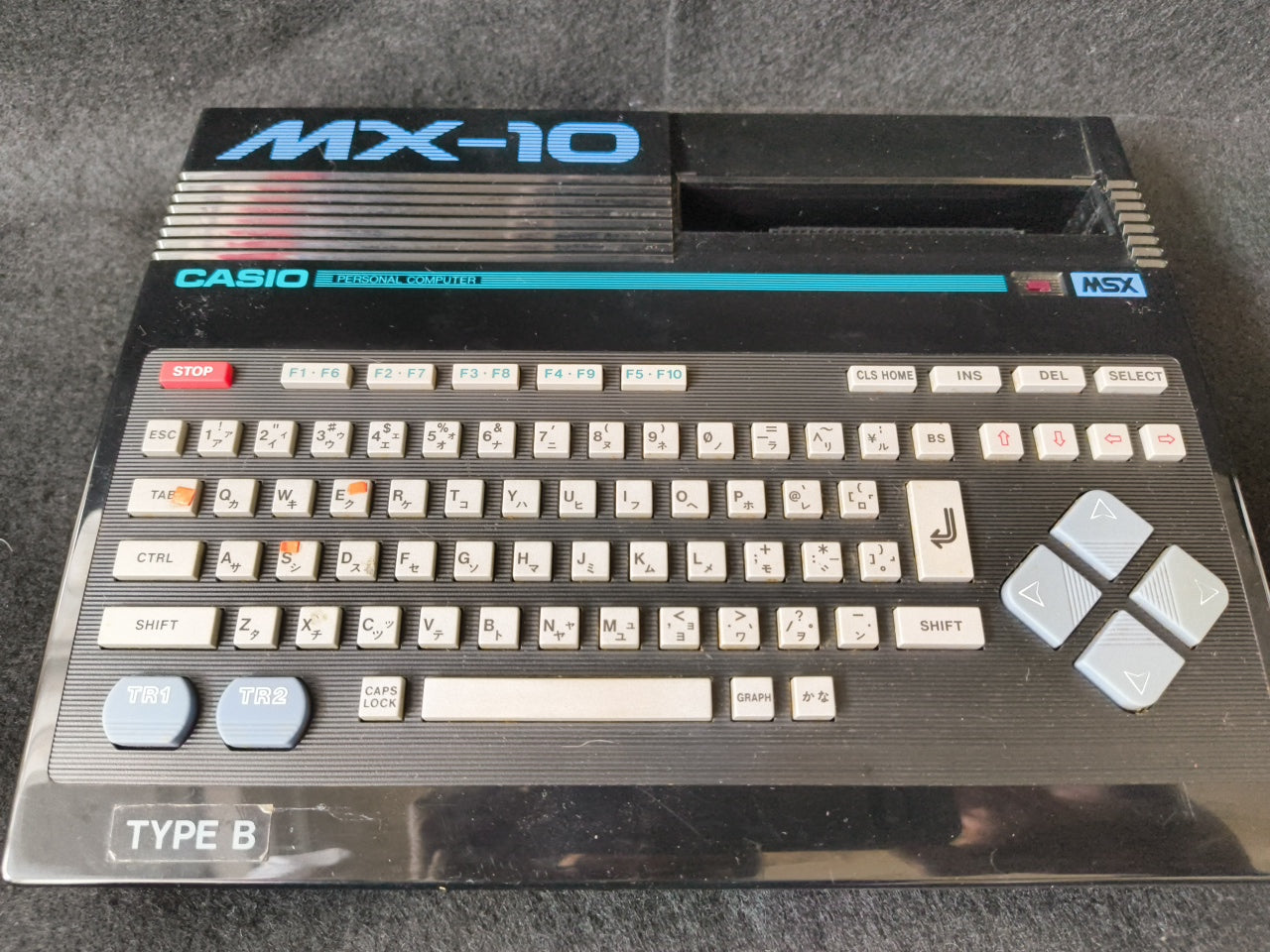 Defective CASIO MSX MX-10 Personal Computer, PSU and RF cable set, Japan-h0420-