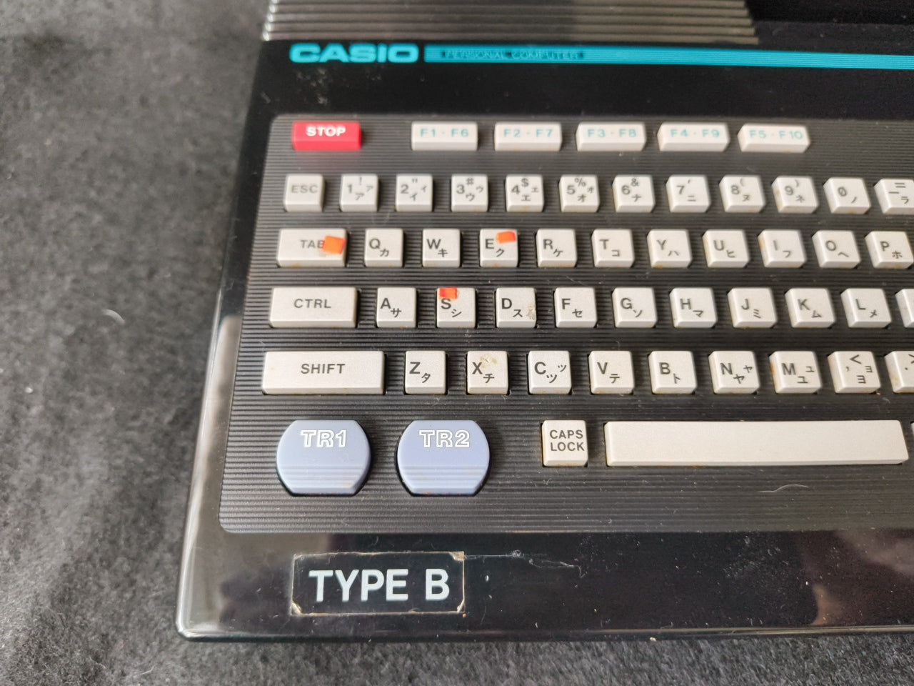 Defective CASIO MSX MX-10 Personal Computer, PSU and RF cable set, Japan-h0420-