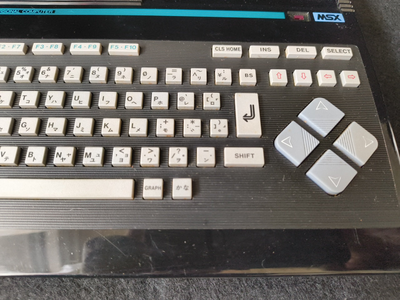 Defective CASIO MSX MX-10 Personal Computer, PSU and RF cable set, Japan-h0420-