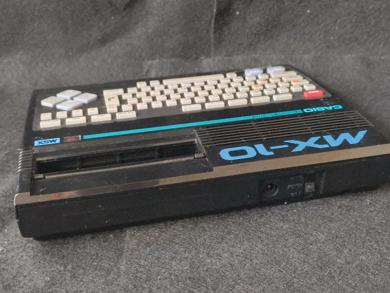 Defective CASIO MSX MX-10 Personal Computer, PSU and RF cable set, Japan-h0420-