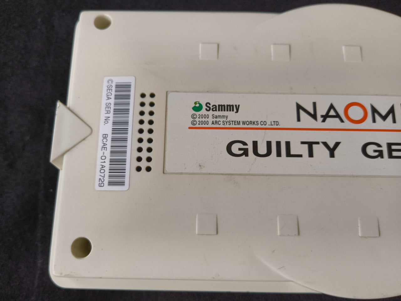 Guilty Gear X NAOMI PCB System Cart,Instruction Card set, Working, Japan-h0420