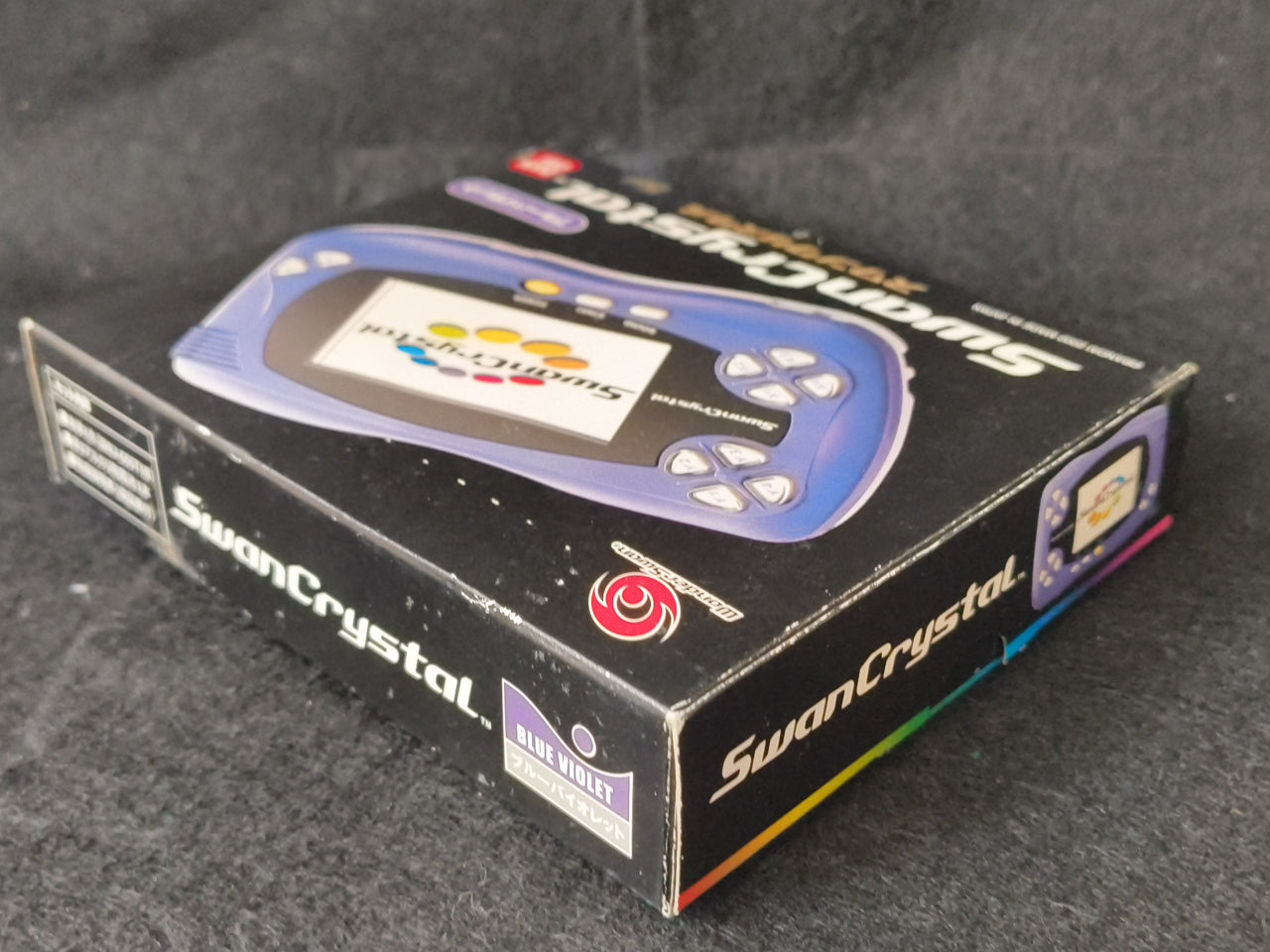 Defective, Wonder Swan Crystal Clear Blue BANDAI WSC Handheld Console-h0420-