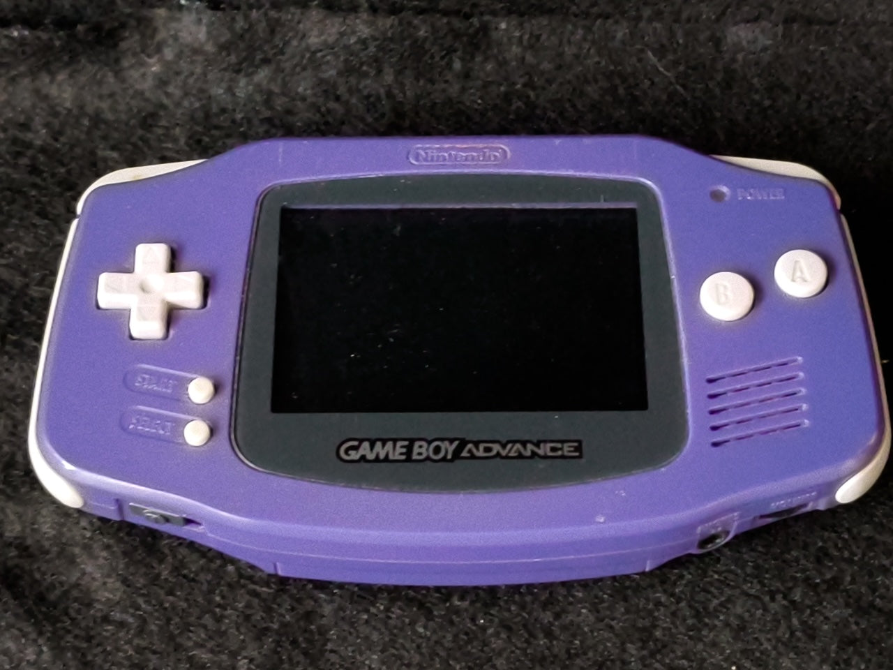 Used,GAMEBOY ADVANCE CONSOLE GBA Indigo Purple color AGB-001 Working Japan-h0420