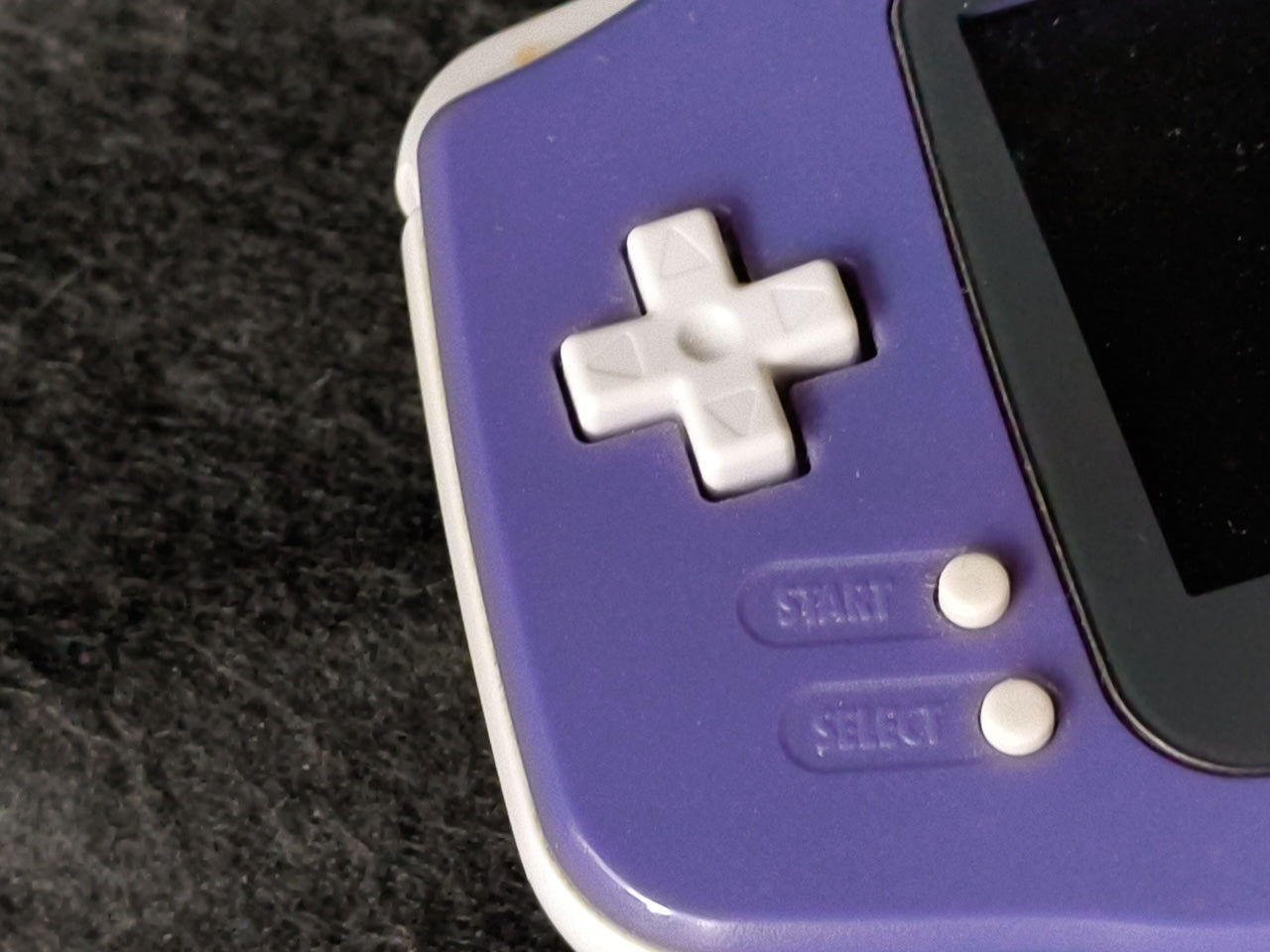 Used,GAMEBOY ADVANCE CONSOLE GBA Indigo Purple color AGB-001 Working Japan-h0420