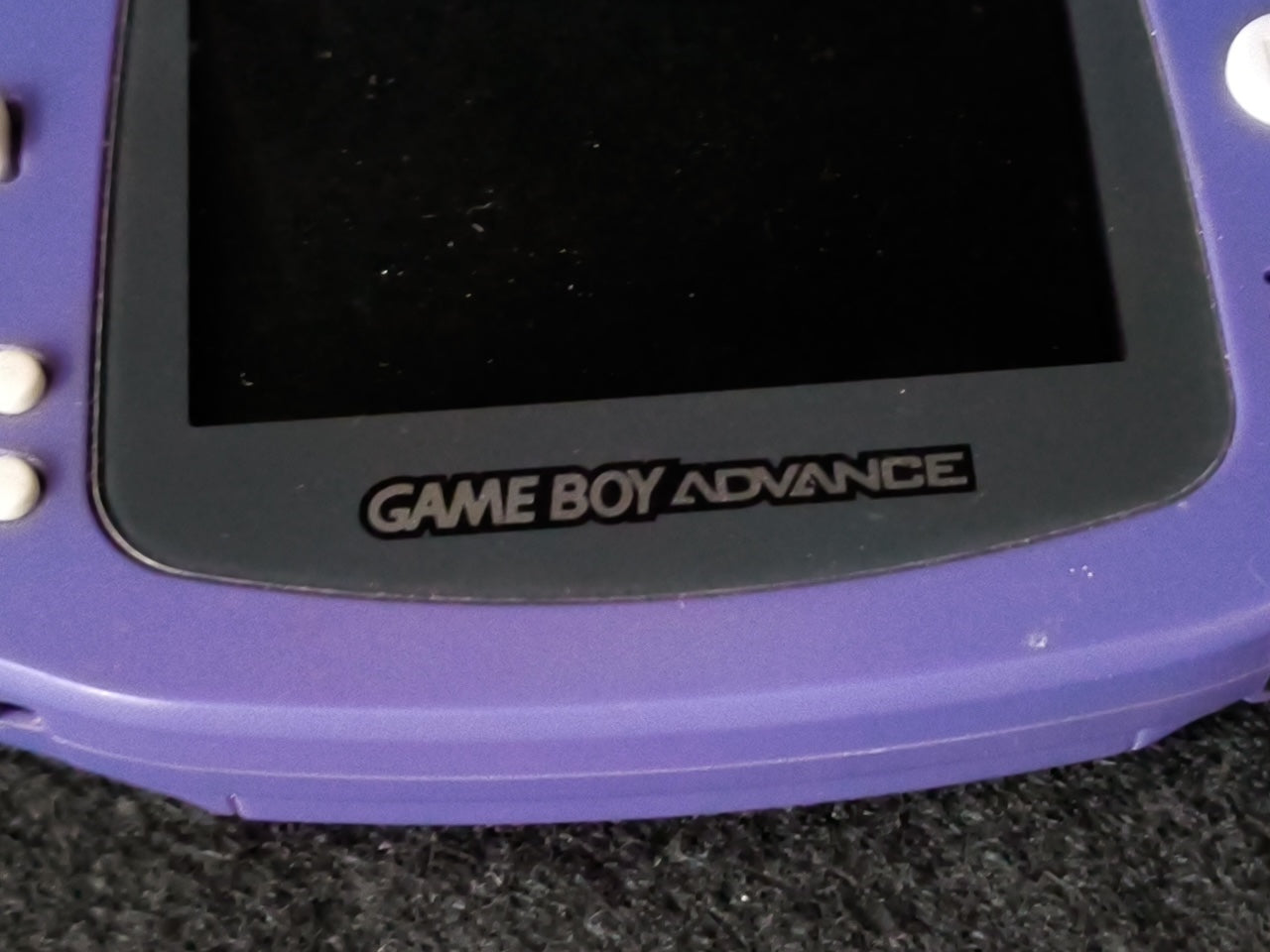 Used,GAMEBOY ADVANCE CONSOLE GBA Indigo Purple color AGB-001 Working Japan-h0420