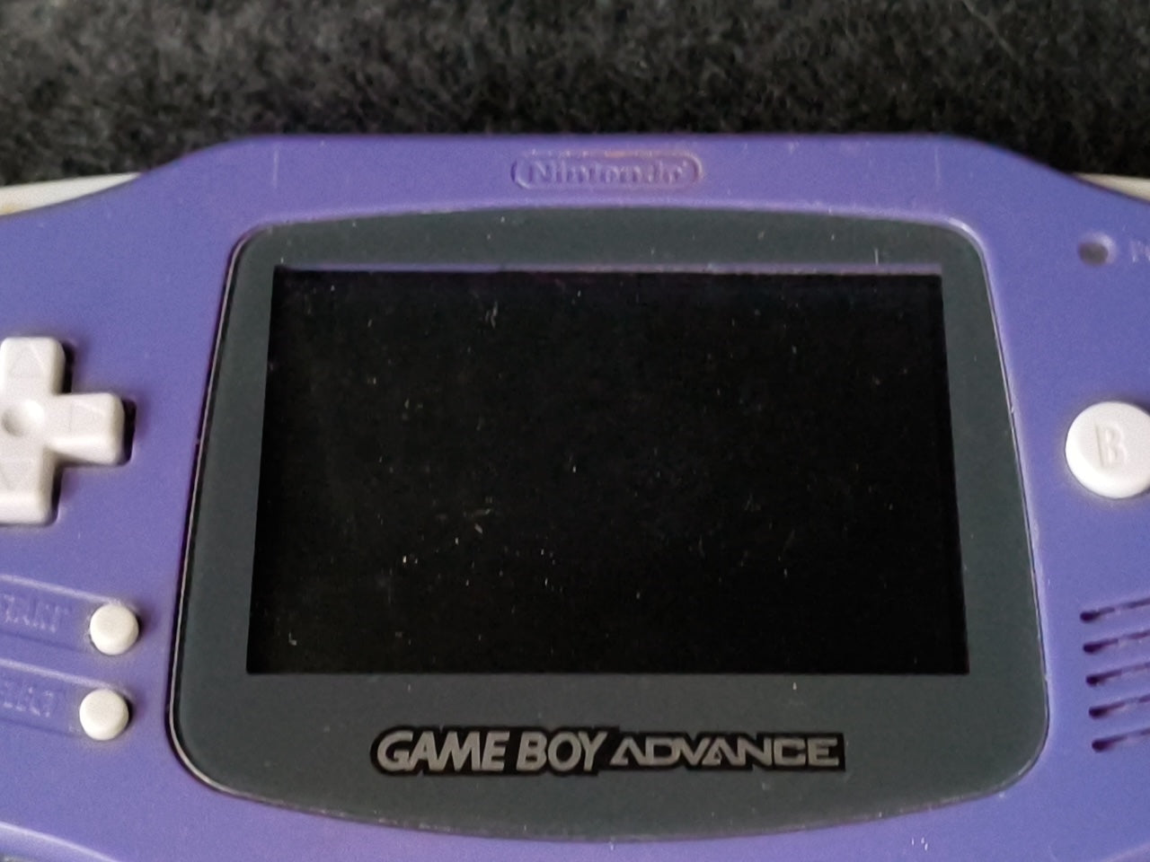 Used,GAMEBOY ADVANCE CONSOLE GBA Indigo Purple color AGB-001 Working Japan-h0420
