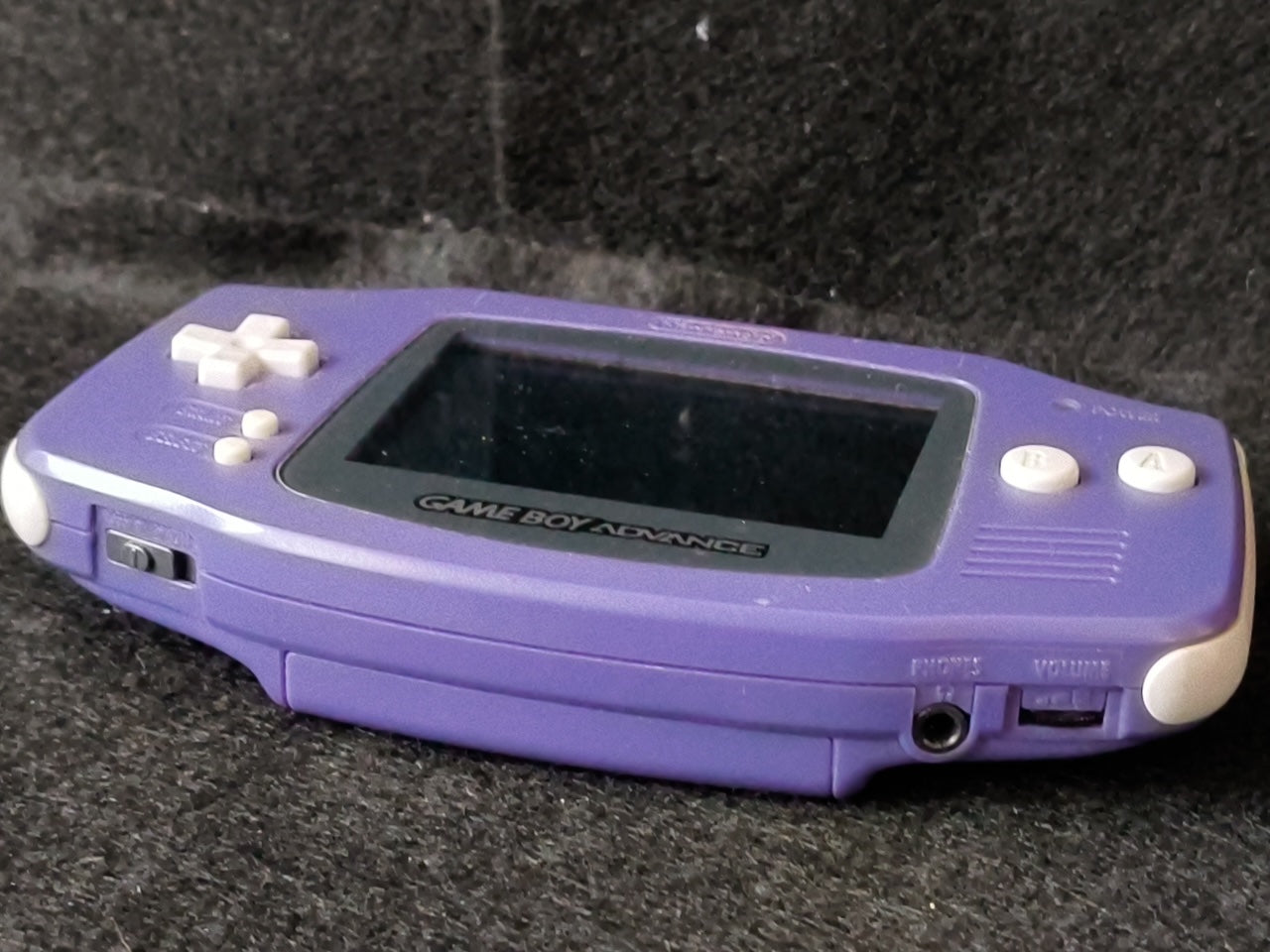 Used,GAMEBOY ADVANCE CONSOLE GBA Indigo Purple color AGB-001 Working Japan-h0420
