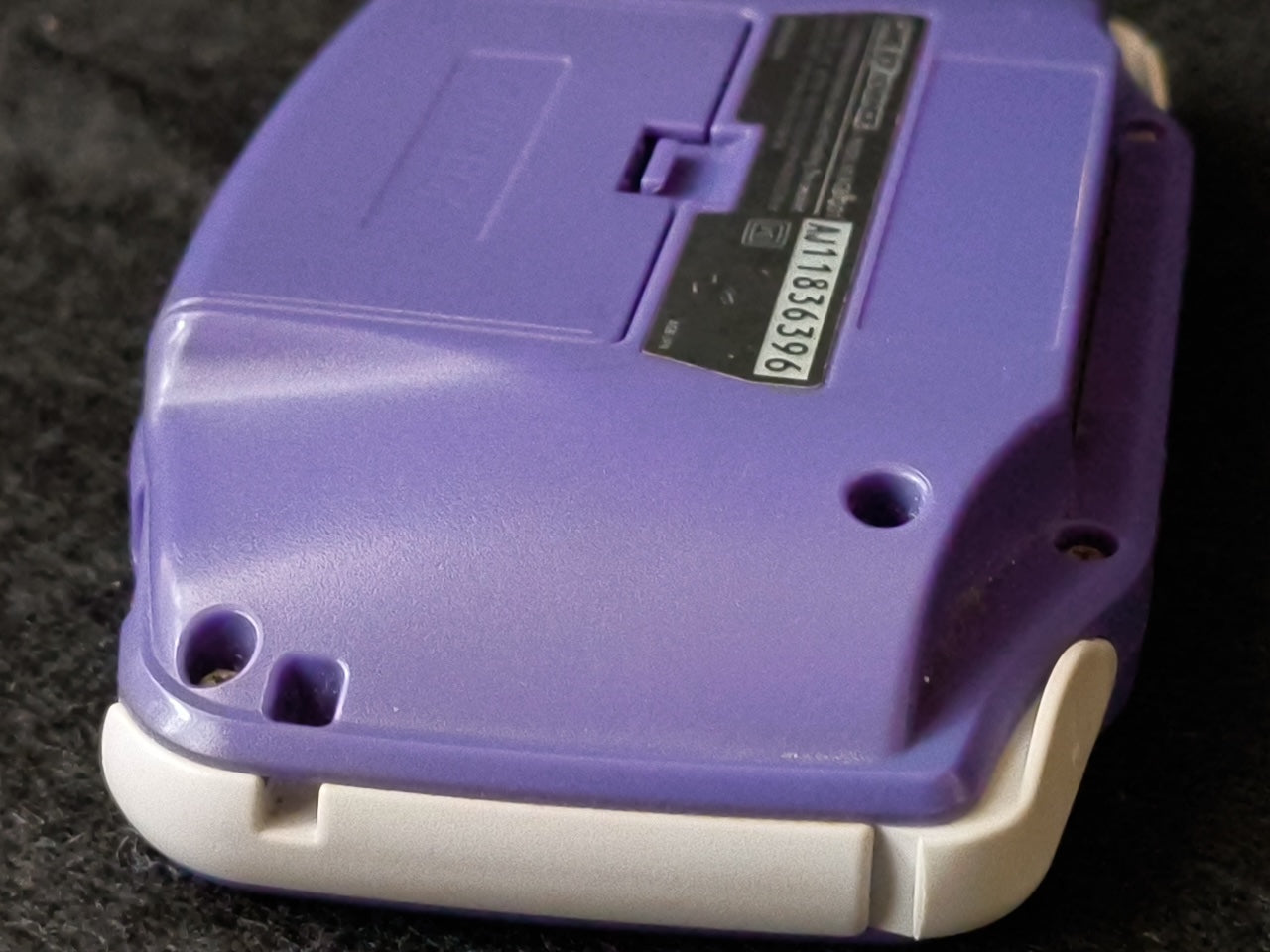 Used,GAMEBOY ADVANCE CONSOLE GBA Indigo Purple color AGB-001 Working Japan-h0420