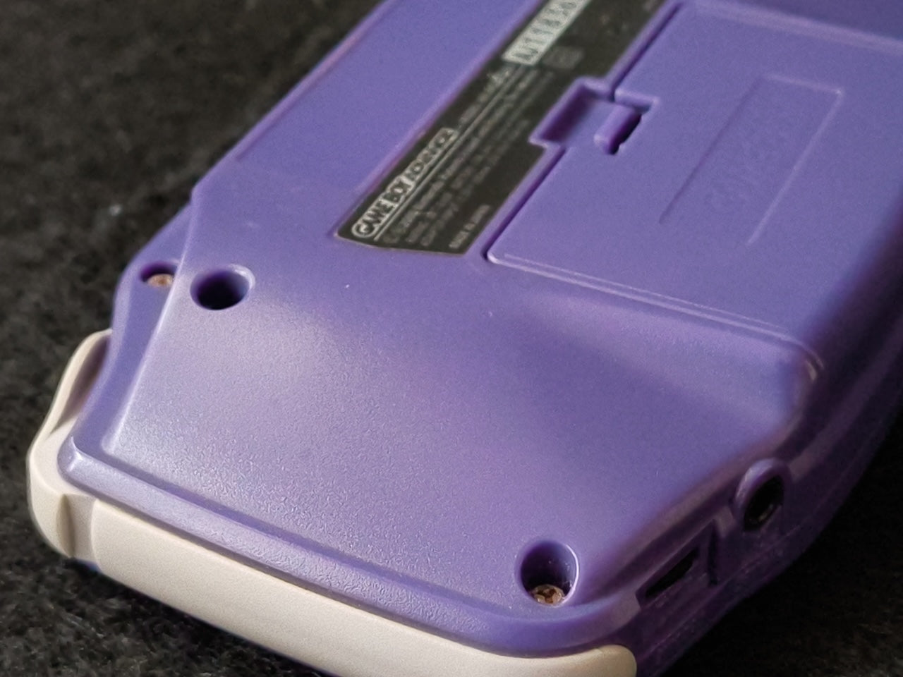 Used,GAMEBOY ADVANCE CONSOLE GBA Indigo Purple color AGB-001 Working Japan-h0420