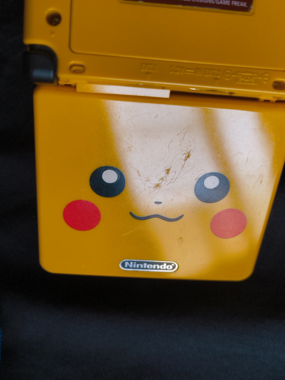 Authentic Pokemon Pikachu yellow LIMITED EDITION GAMEBOY ADVANCE SP GBA SP-h0421