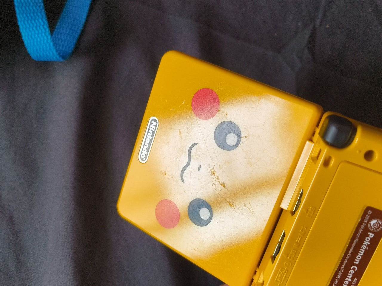 Authentic Pokemon Pikachu yellow LIMITED EDITION GAMEBOY ADVANCE SP GBA SP-h0421