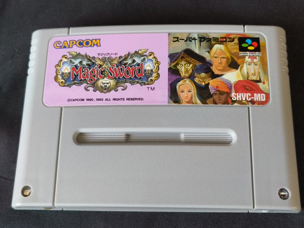 Magic Sword Nintendo Super Famicom SFC Cartridge, Manual, Box set Working-h0424-