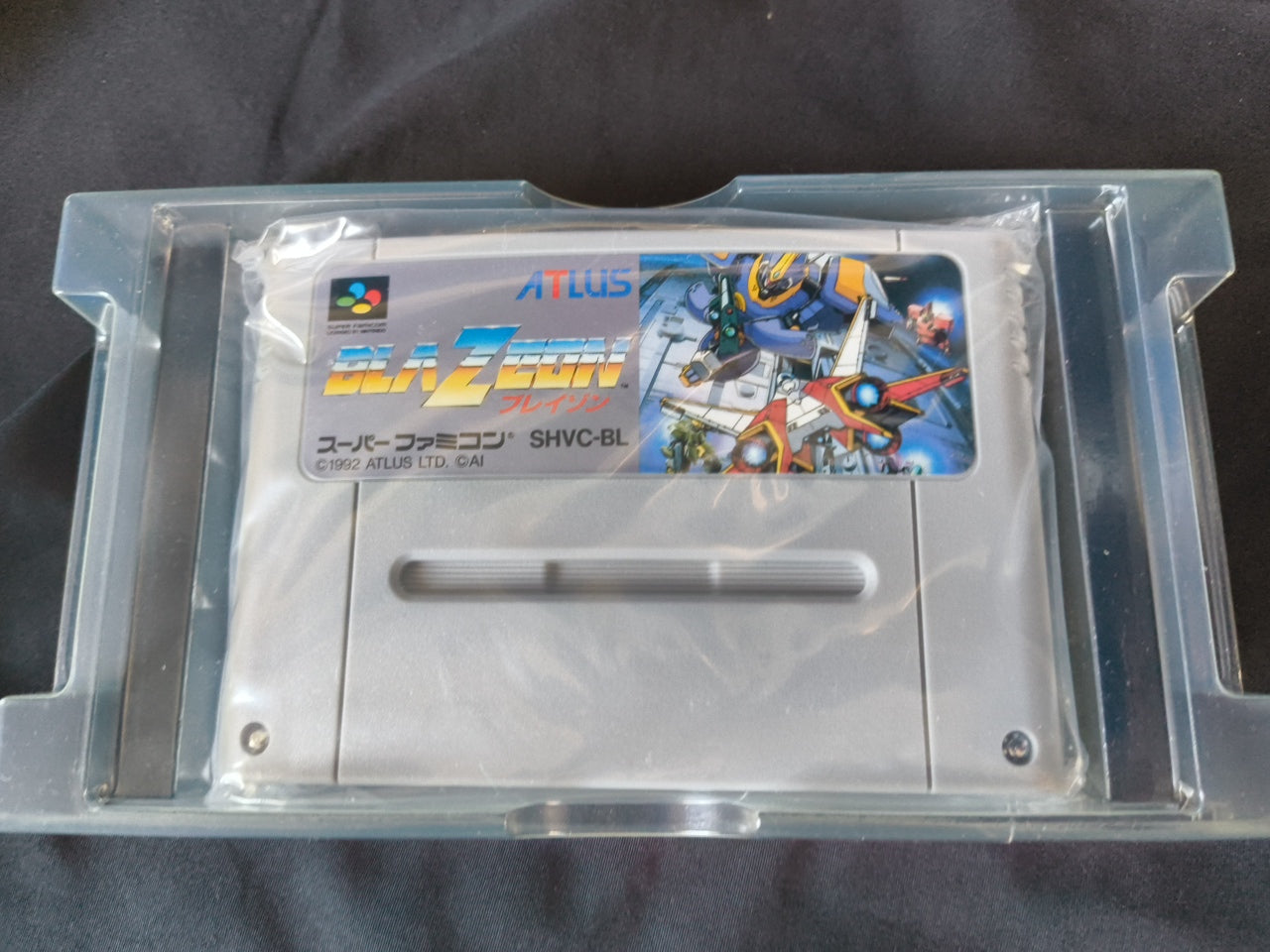 BLAZEON Nintendo Super Famicom SFC Cartridge, Manual, Boxed set tested-h0424-