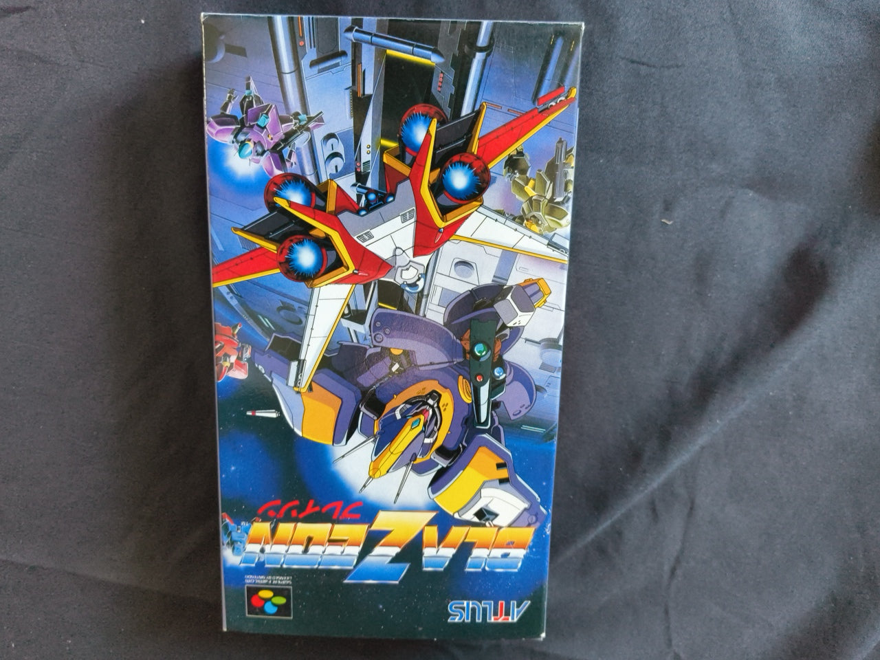 BLAZEON Nintendo Super Famicom SFC Cartridge, Manual, Boxed set tested-h0424-