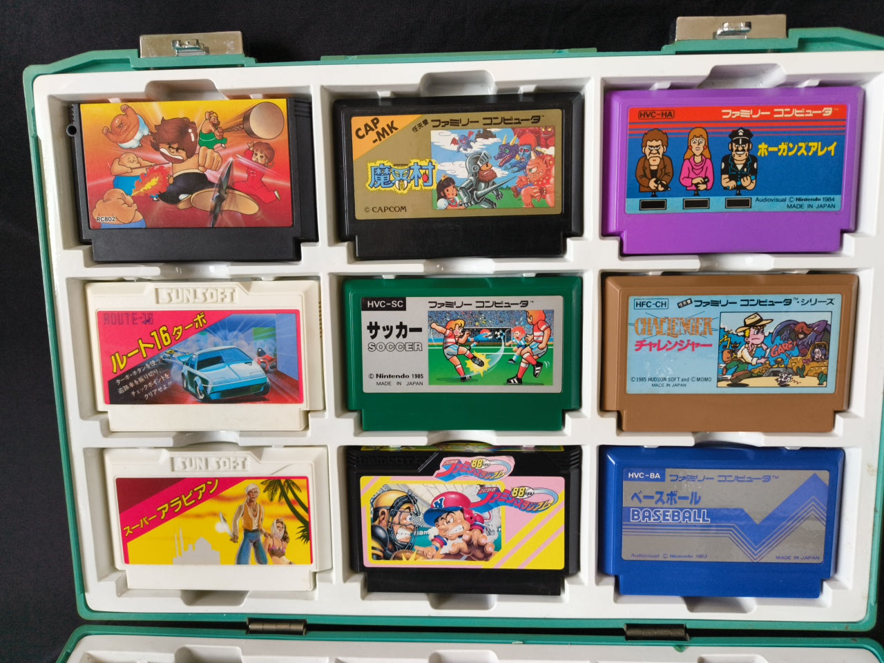 Wholesale lots of 18 Nintendo Famicom FC NES Game Cartridges set-h0425-1