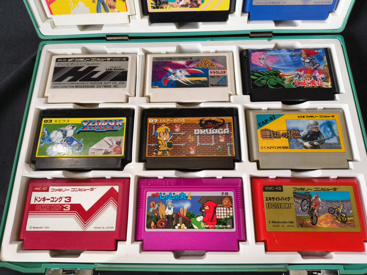 Wholesale lots of 18 Nintendo Famicom FC NES Game Cartridges set-h0425-1