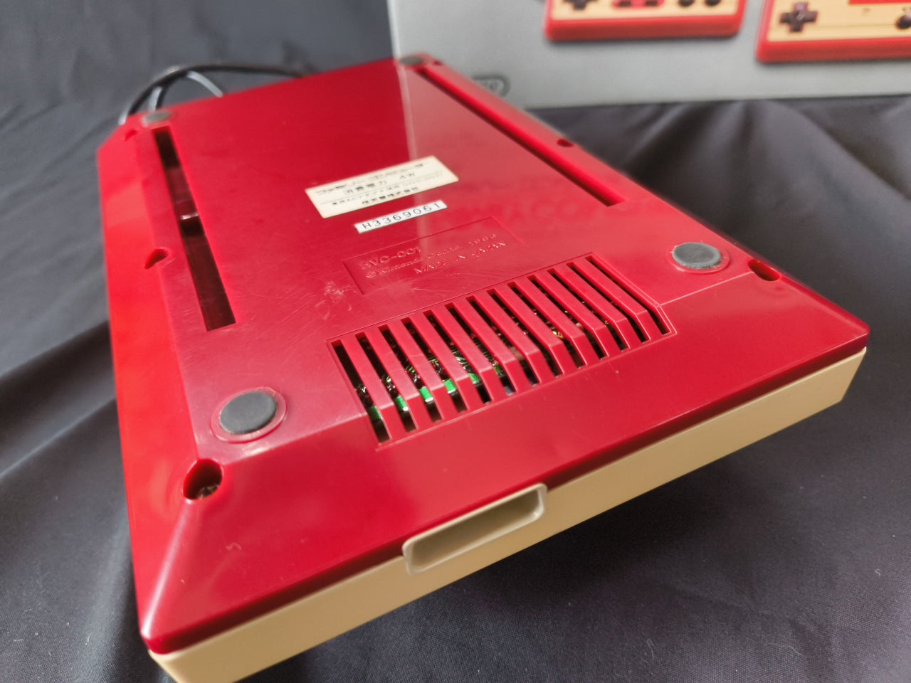 Defective/Not working Nintendo Famicom NES HVC-001 Console,PSU, Boxed set-h0425-