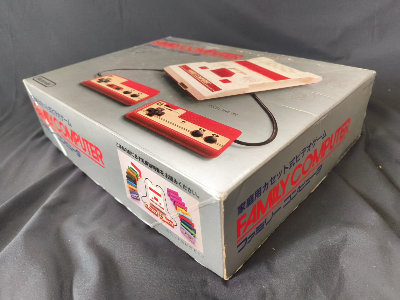 Defective/Not working Nintendo Famicom NES HVC-001 Console,PSU, Boxed set-h0425-