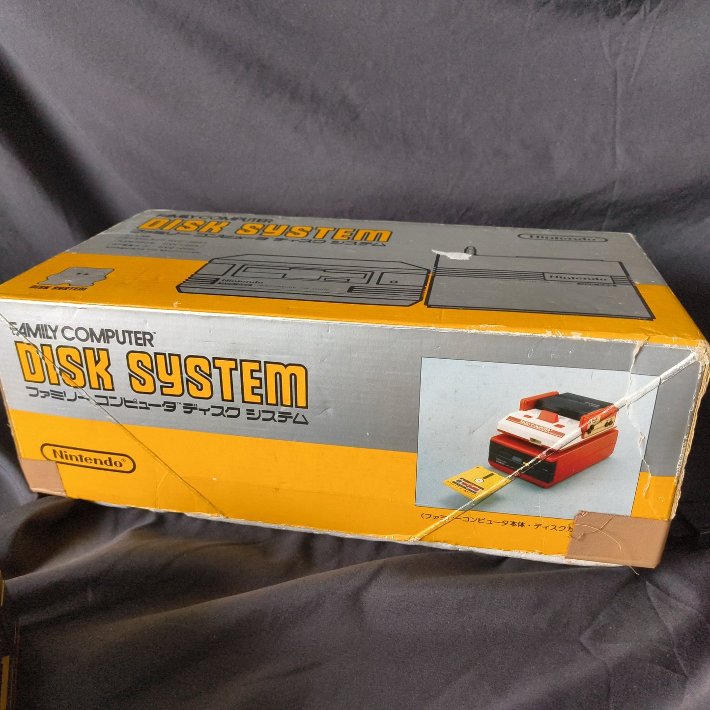 Nintendo Famicom Disk System(HVC-022) Console,RAM Adapter set, Working-h0428-