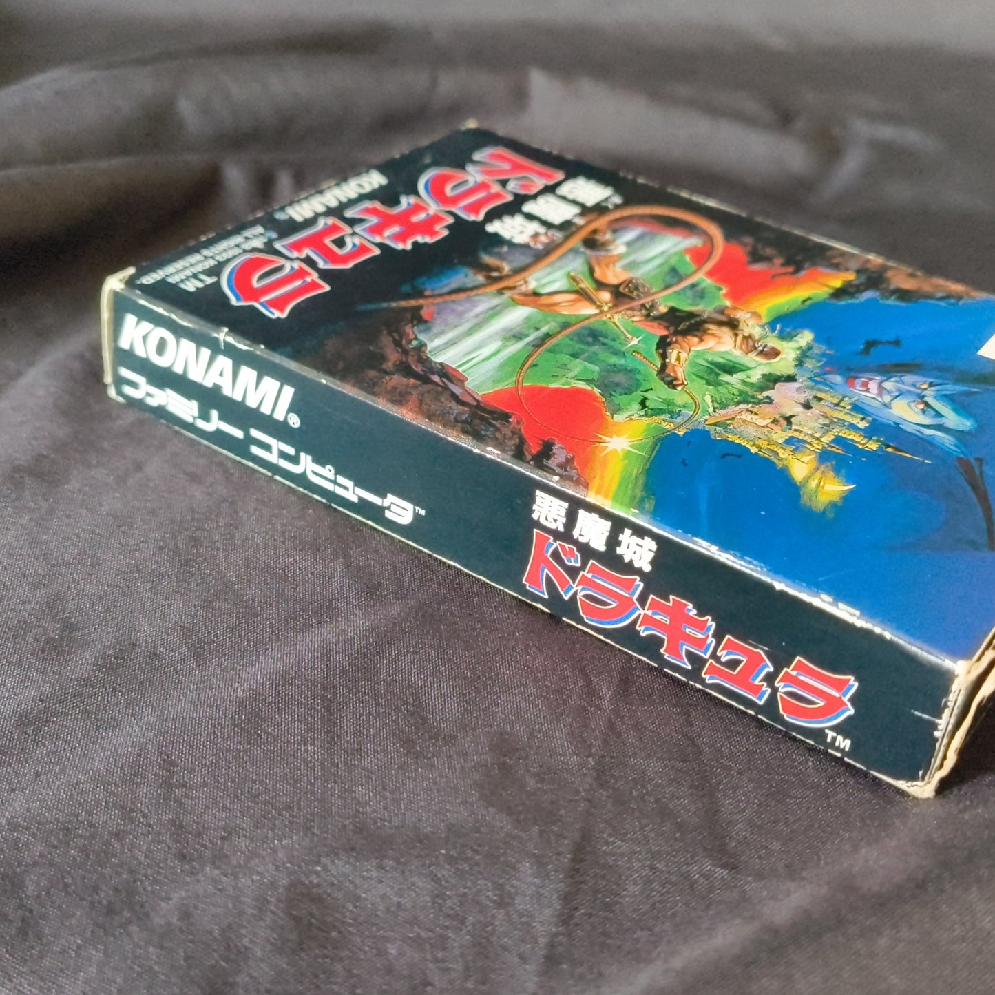 CASTLEVANIA Akumajo Dracula Famicom NES Cartridge w/manual, box, Japan-h0430-