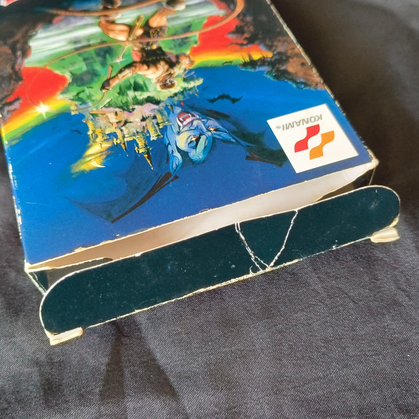 CASTLEVANIA Akumajo Dracula Famicom NES Cartridge w/manual, box, Japan-h0430-