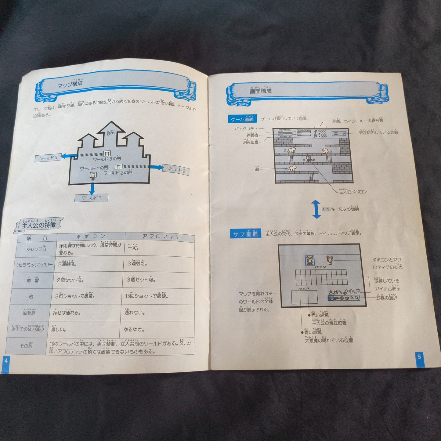 Knightmare 2: The Maze of Galious MSX MSX2 Game cartridge w/Manual, Box-h0430-