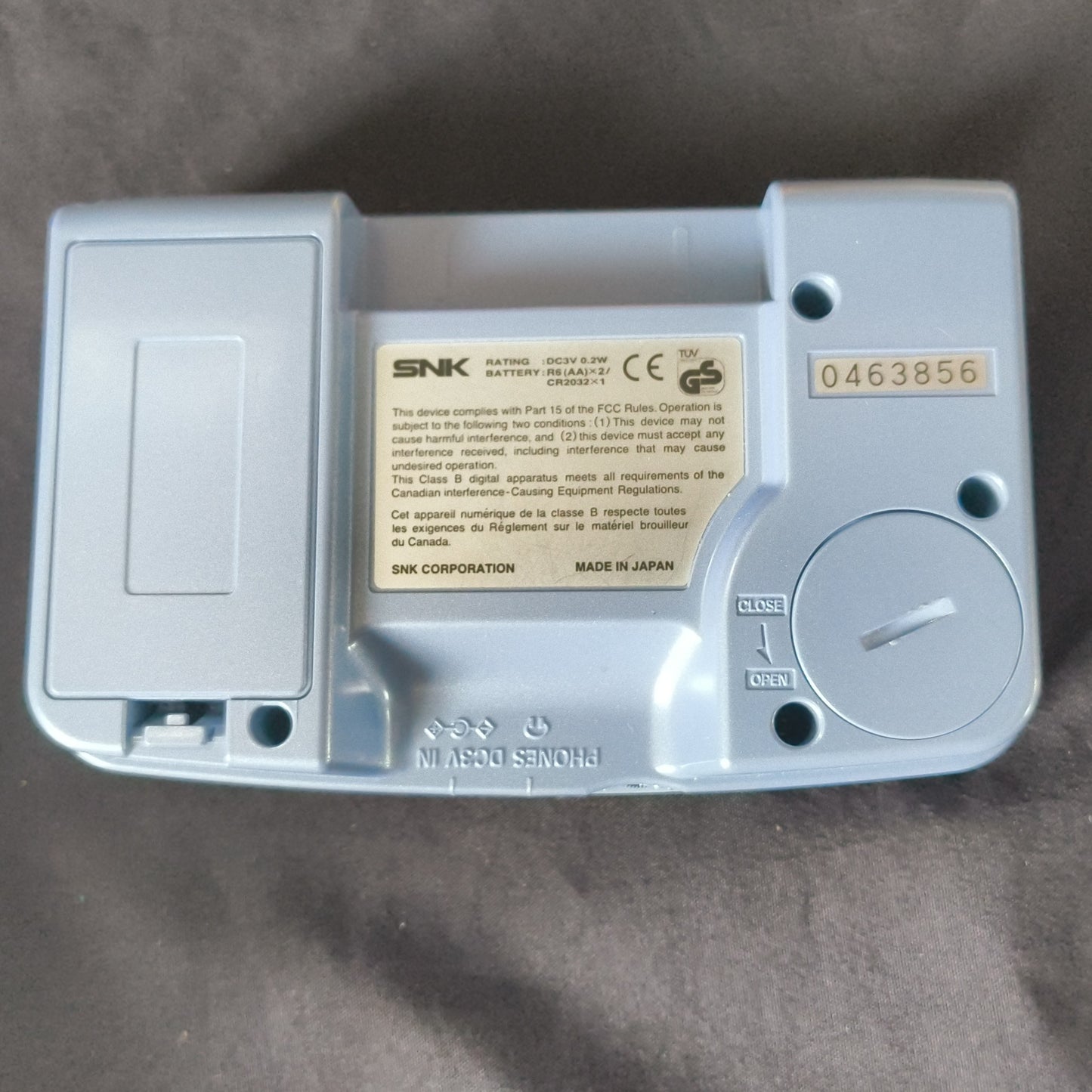 SNK NEOGEO POCKET Color blue Console ARUZE, W/Manual Box set, Working-h0502-