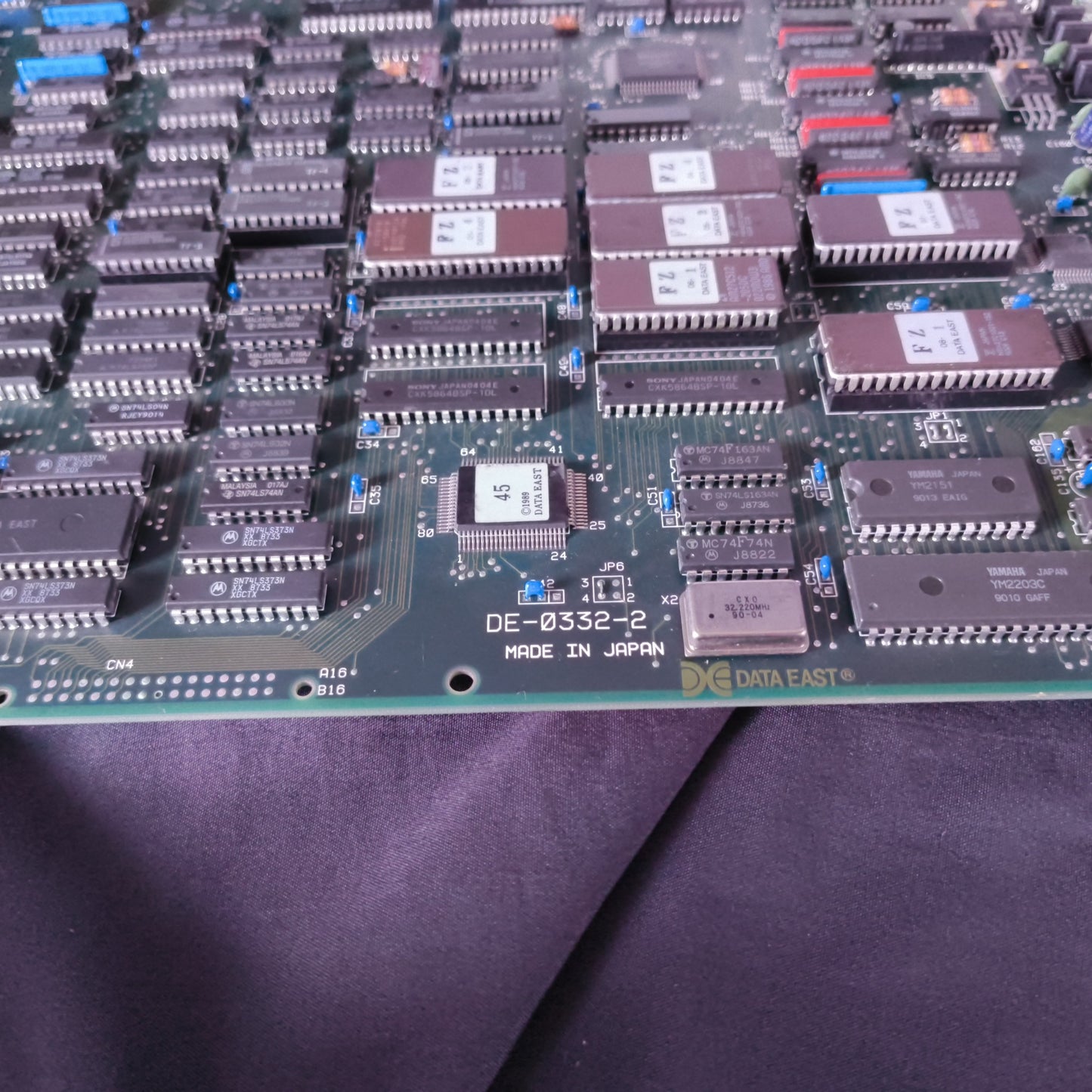 DARK SEAL /Gate of Doom Arcard JAMMA Board and Instruction cards set Japan-h0507