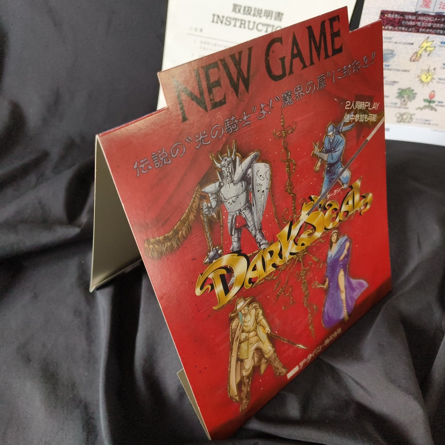 DARK SEAL /Gate of Doom Arcard JAMMA Board and Instruction cards set Japan-h0507