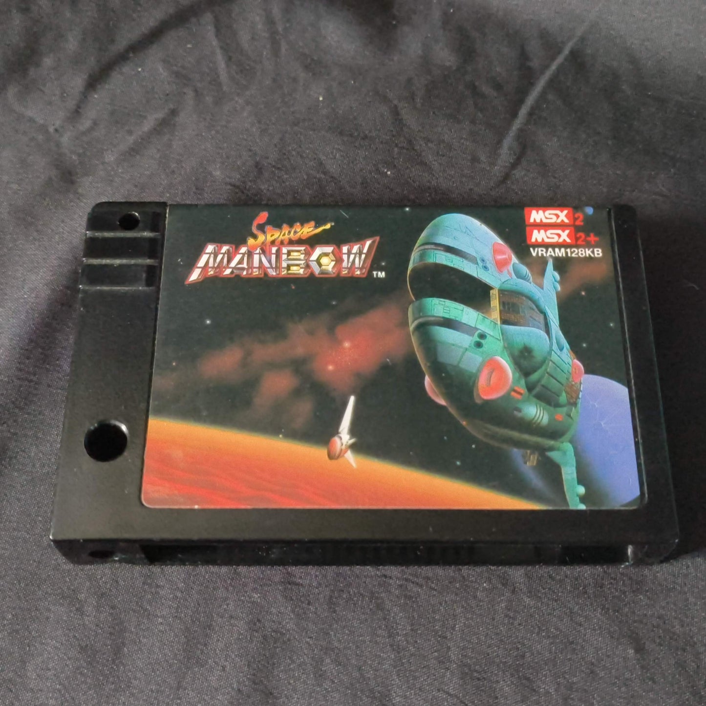 SPACE MANBOW MSX MSX2 Game Cartridge, Manual, Box set, Working Japan-h0118-
