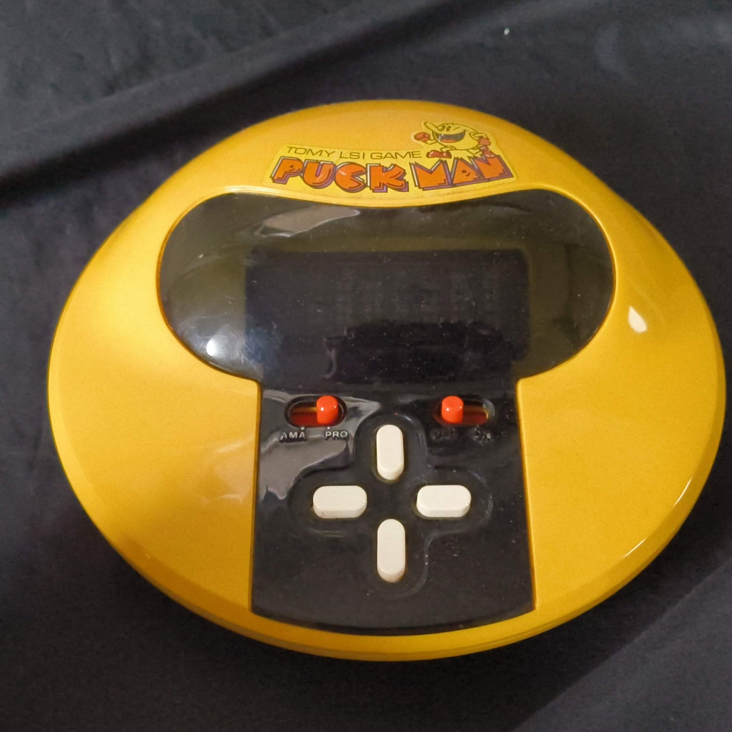 TOMY ELECTRONICS LSI GAME PUCKMAN, w/Manual, PSU, Box set Working Japan-f0510-