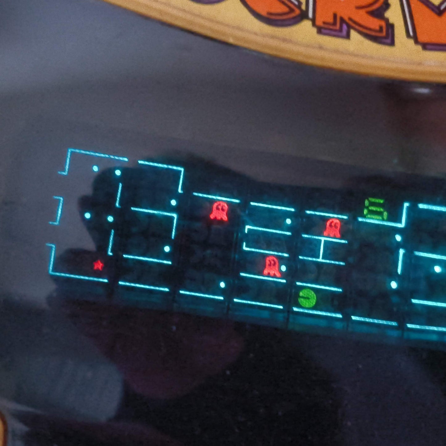 TOMY ELECTRONICS LSI GAME PUCKMAN, w/Manual, PSU, Box set Working Japan-f0510-