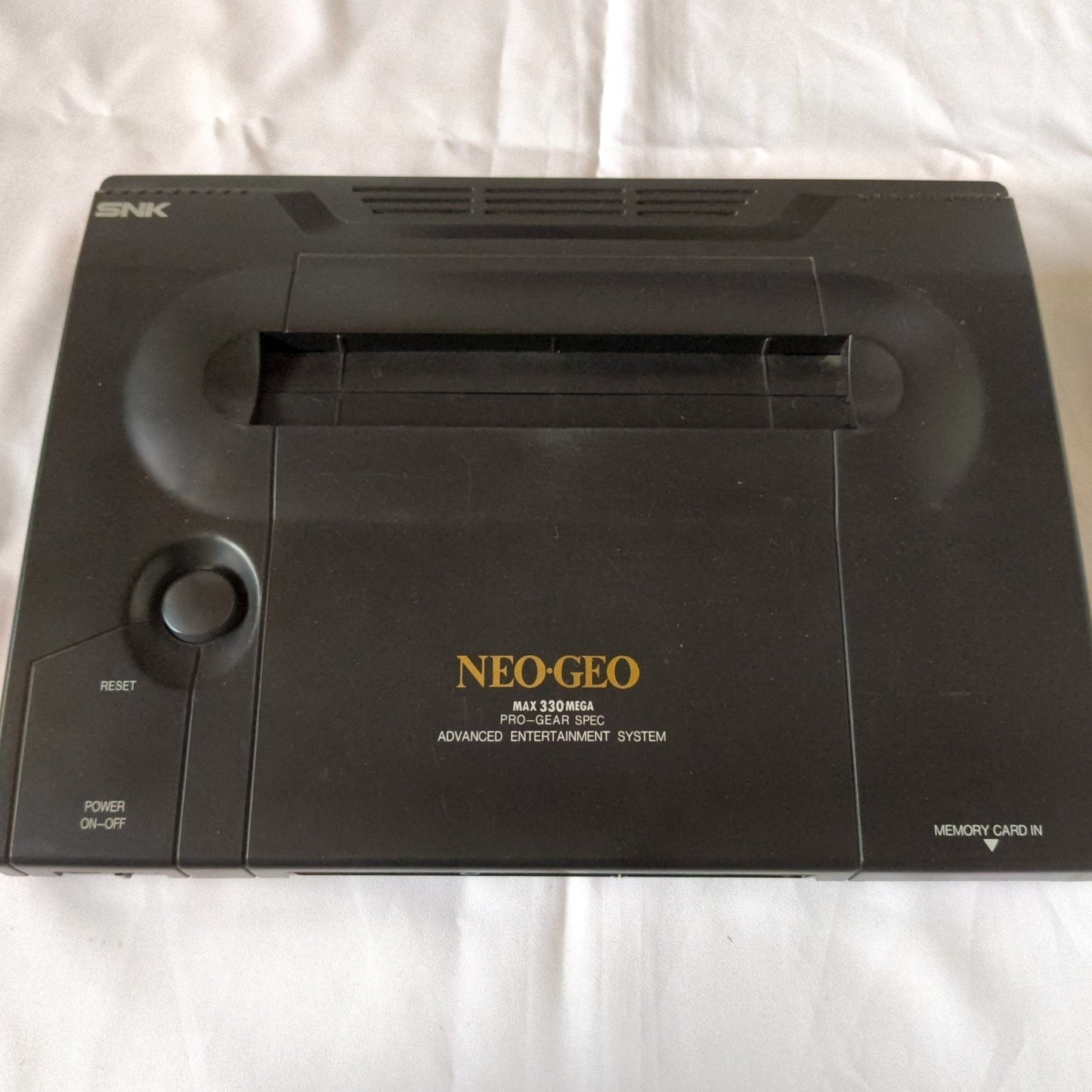 SNK NEOGEO AES ROM cartridge system Console NEO-0, w/PSU, Pad, Box set-h0518-