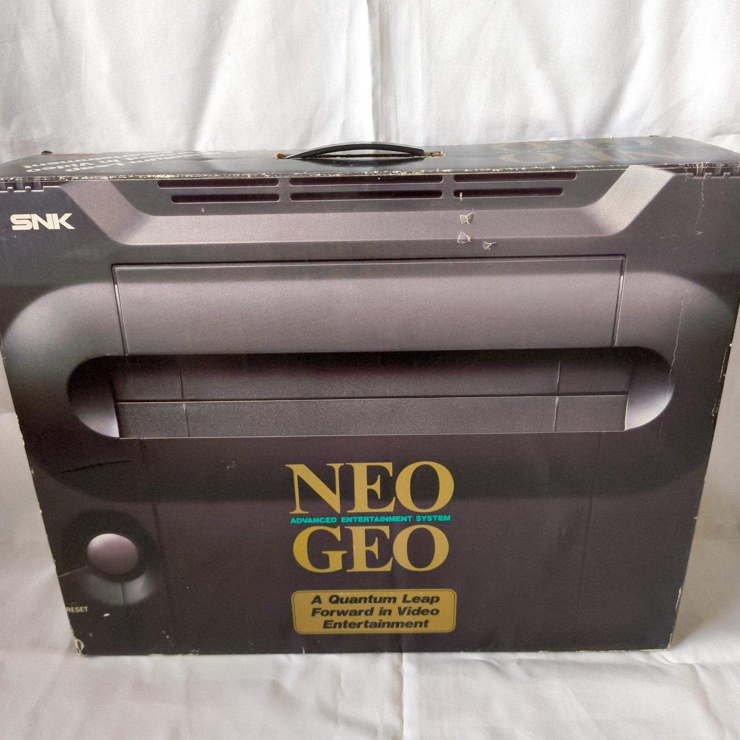SNK NEOGEO AES ROM cartridge system Console NEO-0, w/PSU, Pad, Box set-h0518-