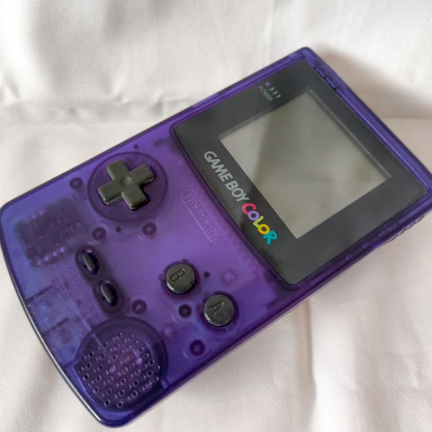 Nintendo Gameboy Color Toys “R” Us Midnight blue console set, Working-h0518-