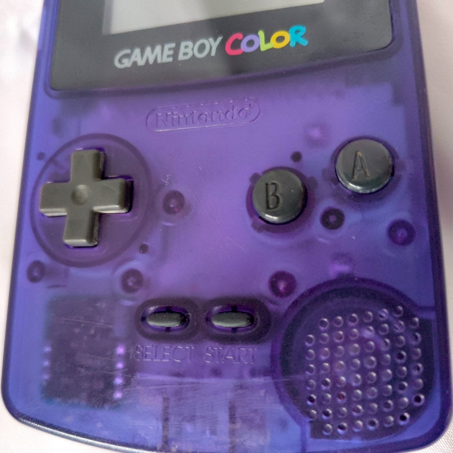 Nintendo Gameboy Color Toys “R” Us Midnight blue console set, Working-h0518-