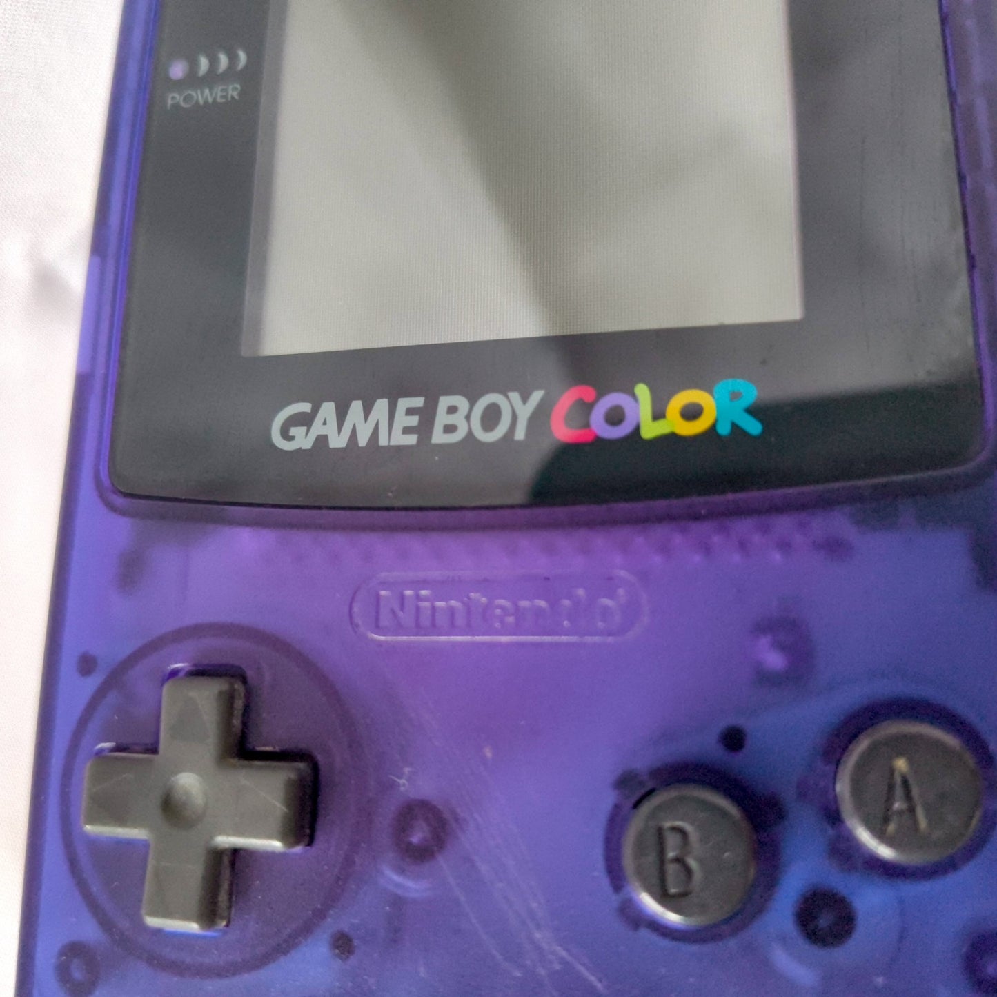 Nintendo Gameboy Color Toys “R” Us Midnight blue console set, Working-h0518-