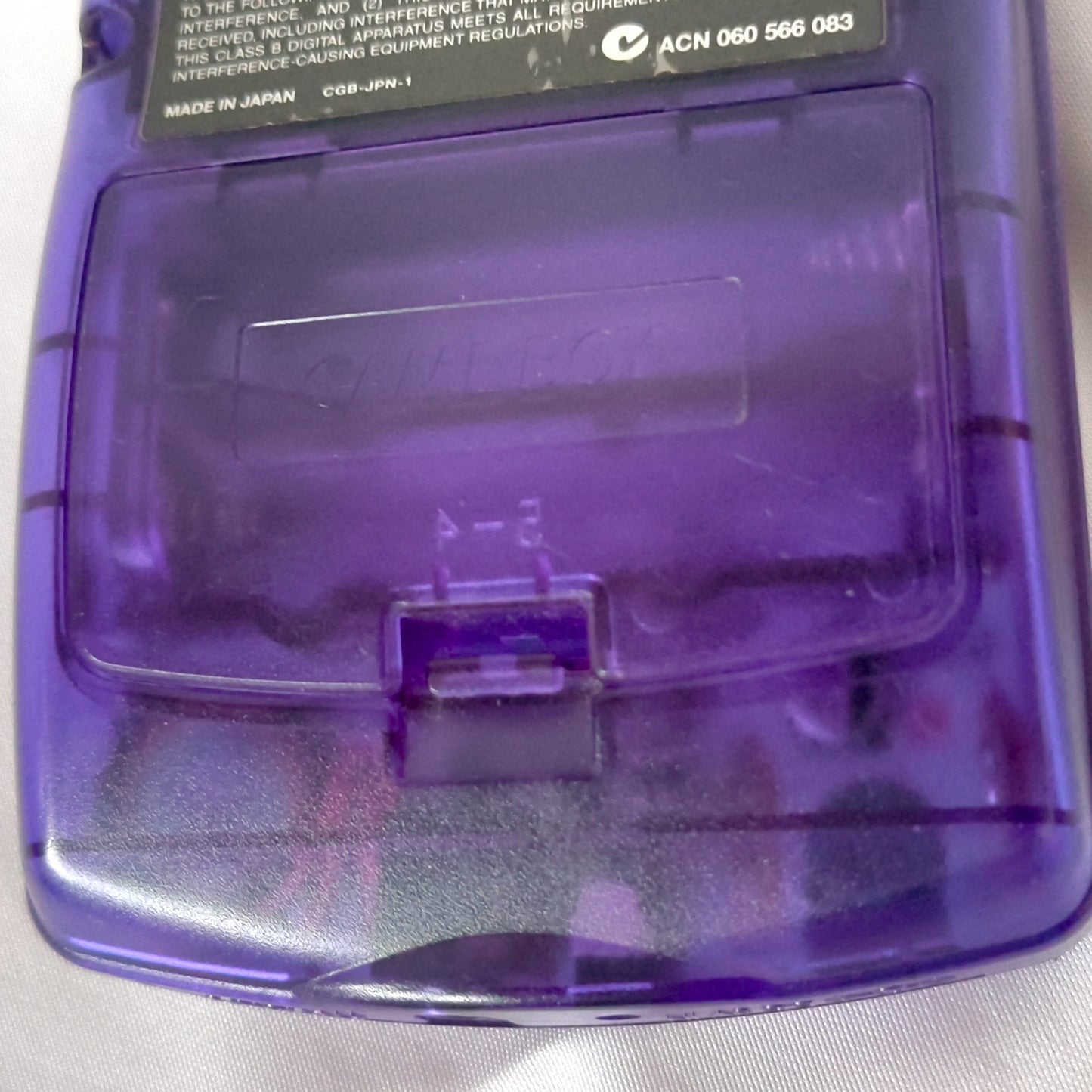 Nintendo Gameboy Color Toys “R” Us Midnight blue console set, Working-h0518-