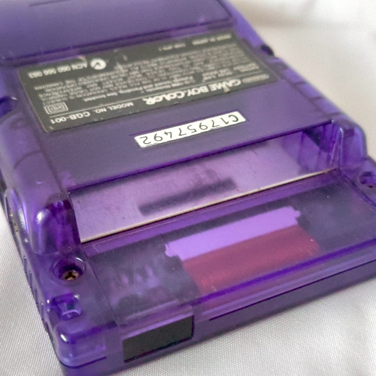 Nintendo Gameboy Color Toys “R” Us Midnight blue console set, Working-h0518-