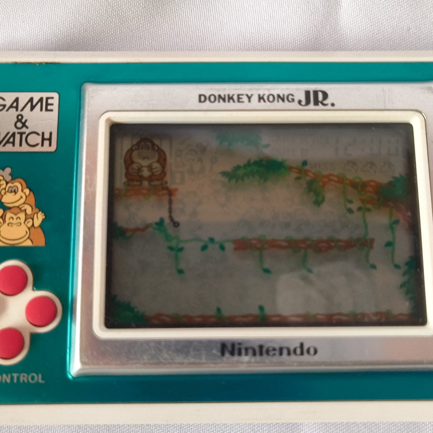 Vintage Nintendo Game & Watch Donkey Kong Jr. handheld Game tested -h0518-