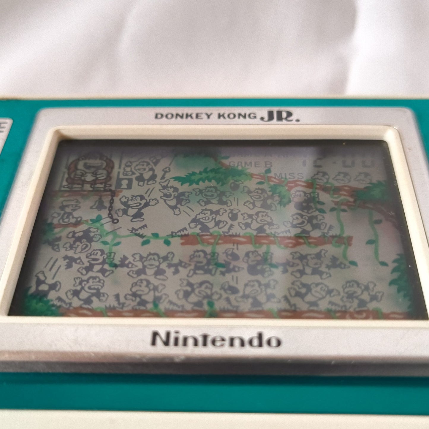 Vintage Nintendo Game & Watch Donkey Kong Jr. handheld Game tested -h0518-