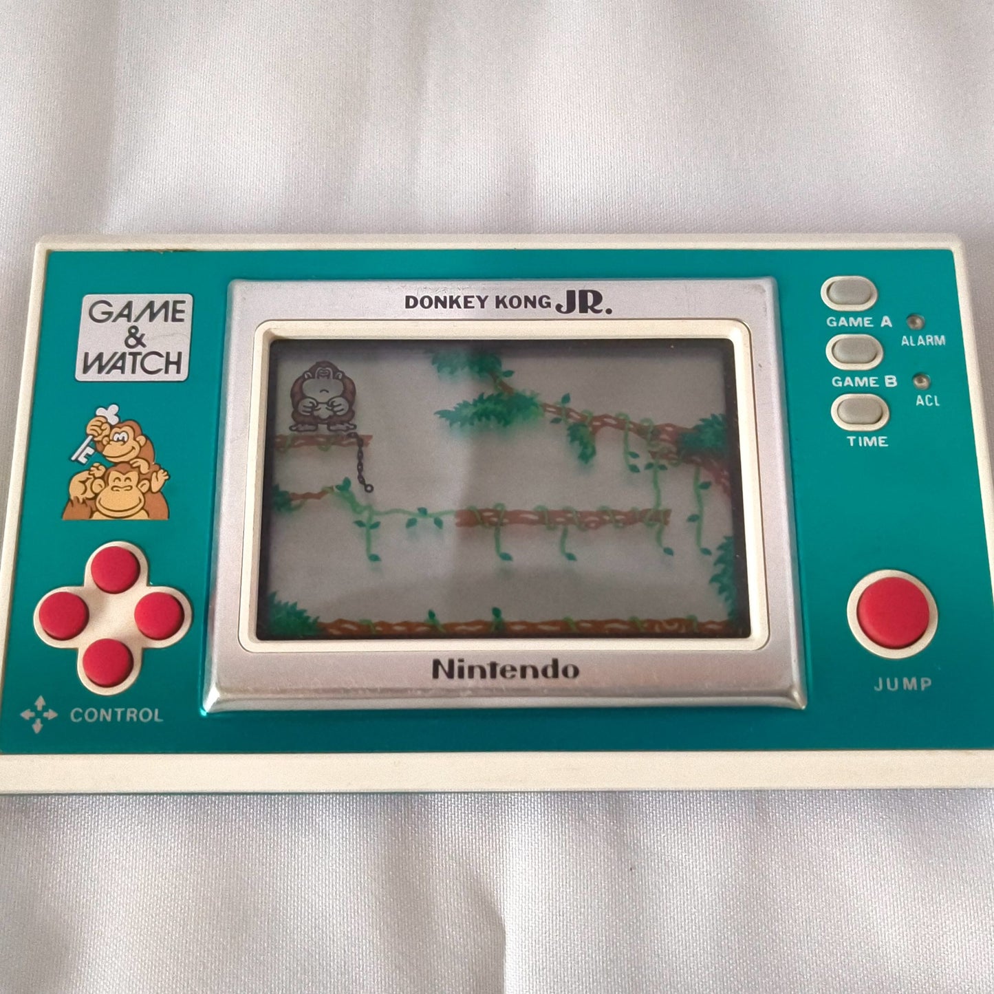 Vintage Nintendo Game & Watch Donkey Kong Jr. handheld Game tested -h0518-