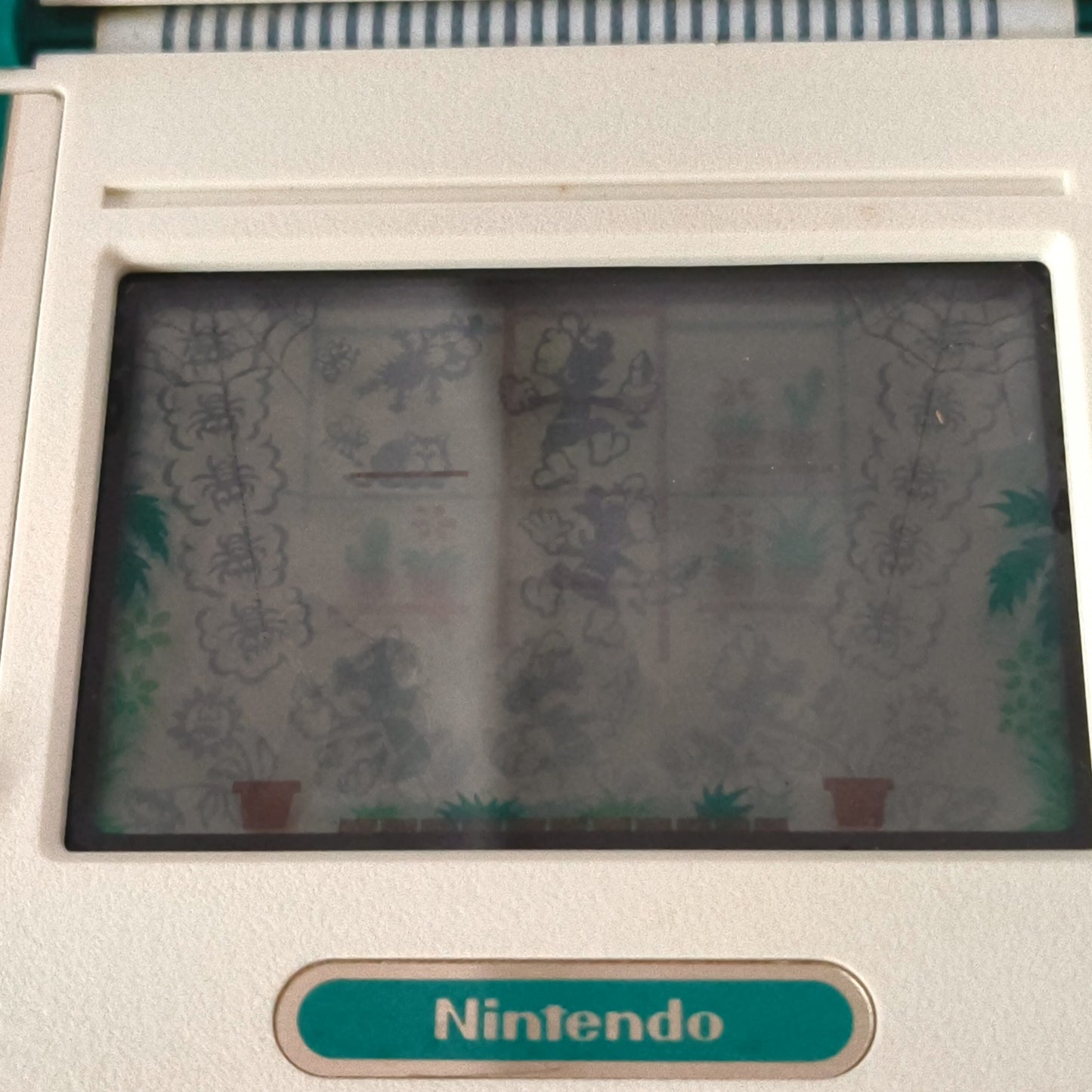 Used Nintendo Game & Watch GREEN HOUSE Multi Screen concole, working-h0518-
