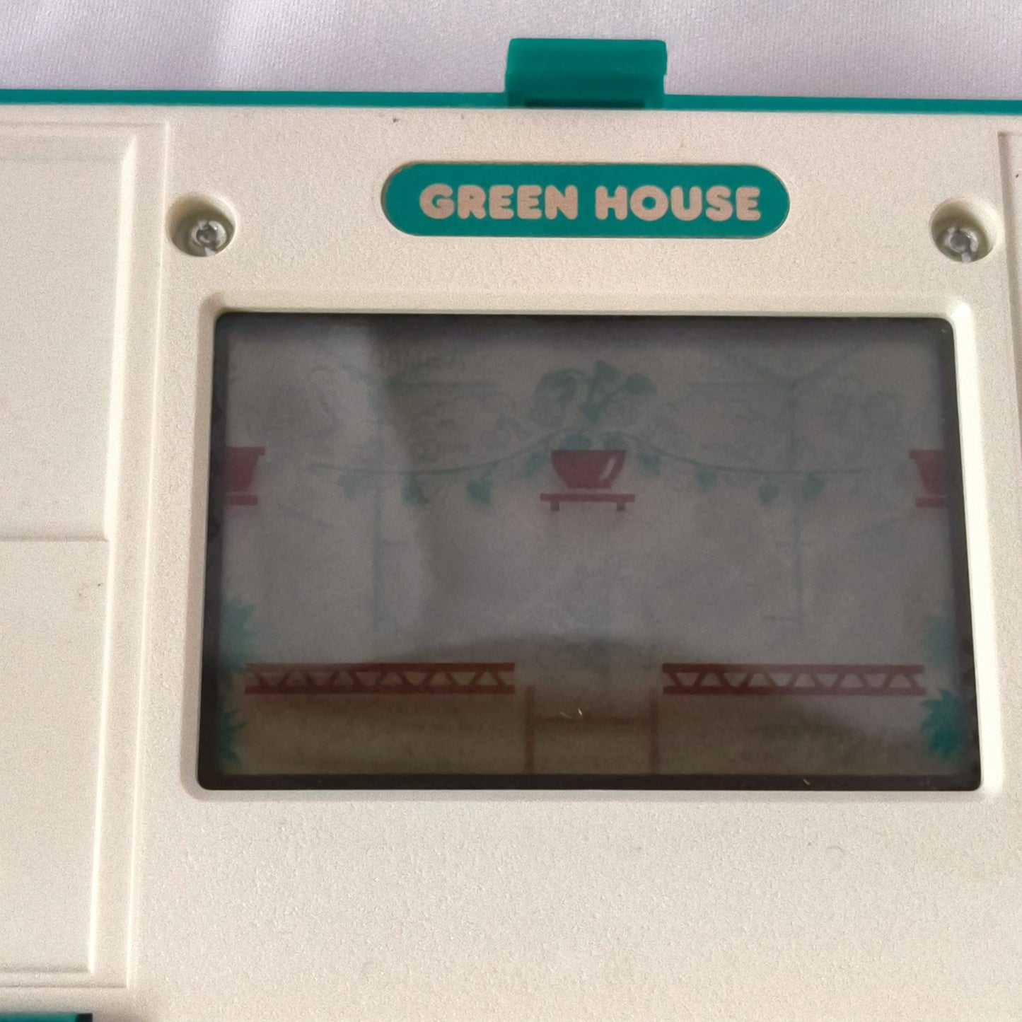 Used Nintendo Game & Watch GREEN HOUSE Multi Screen concole, working-h0518-