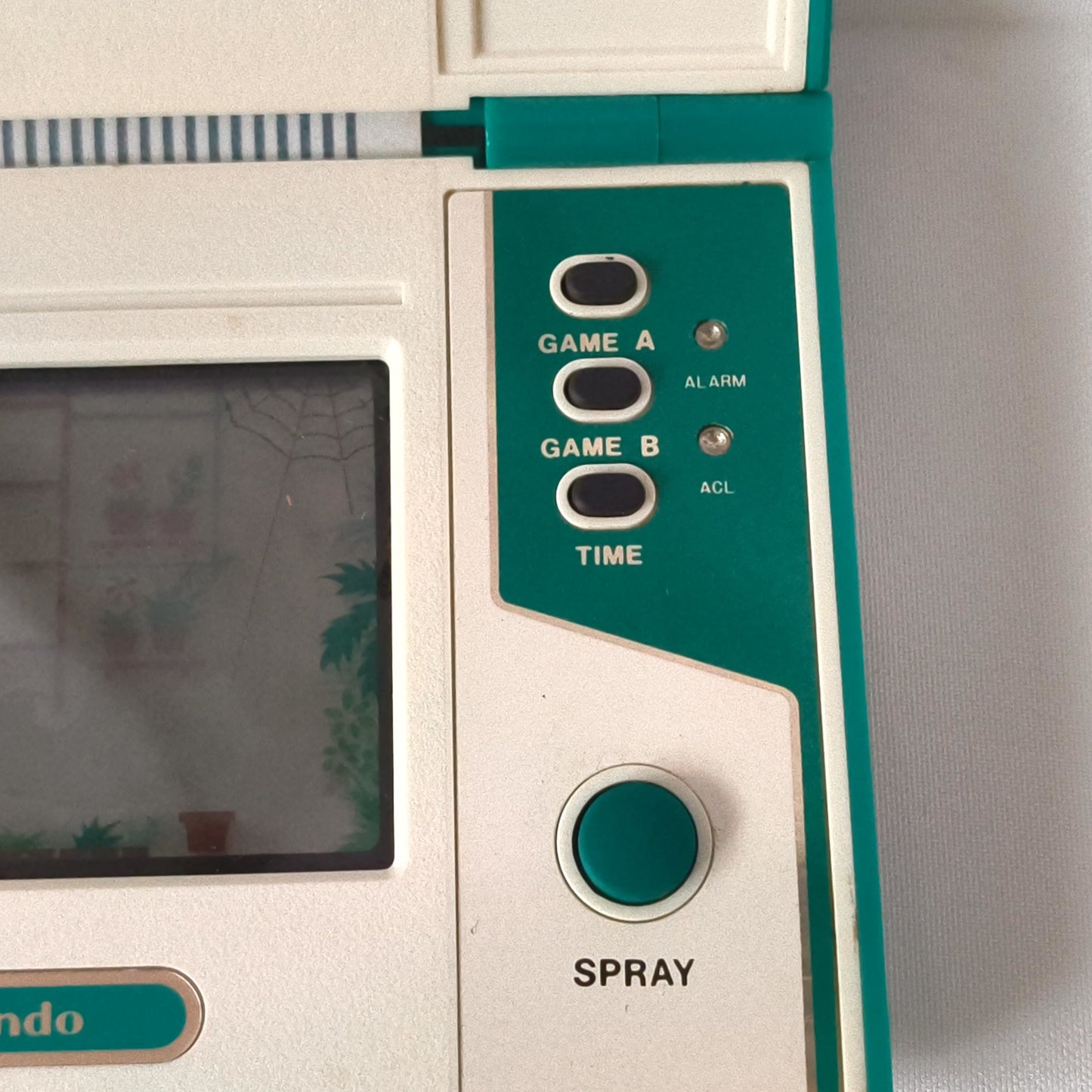 Used Nintendo Game & Watch GREEN HOUSE Multi Screen concole, working-h0518-