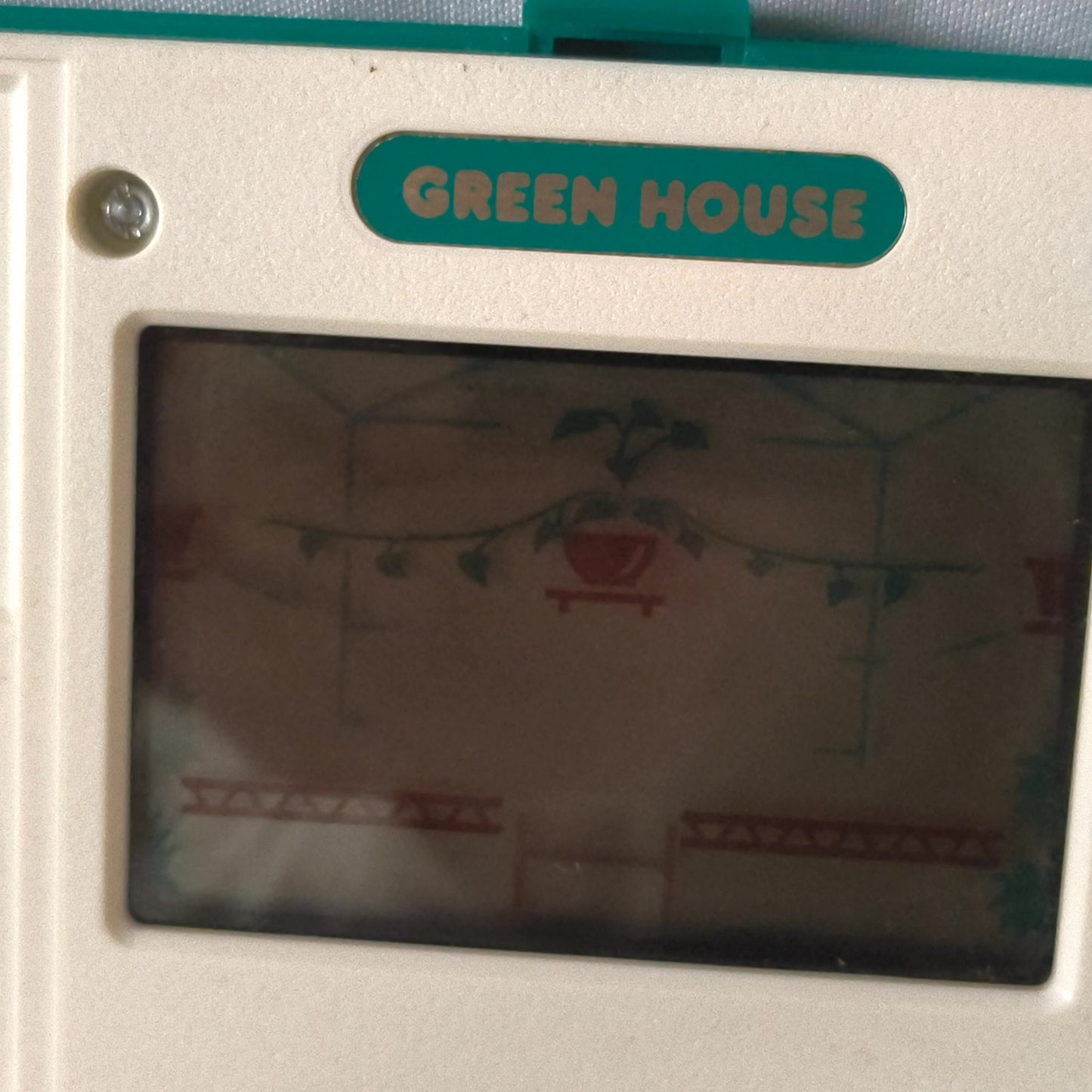 Used Nintendo Game & Watch GREEN HOUSE Multi Screen concole, working-h0518-
